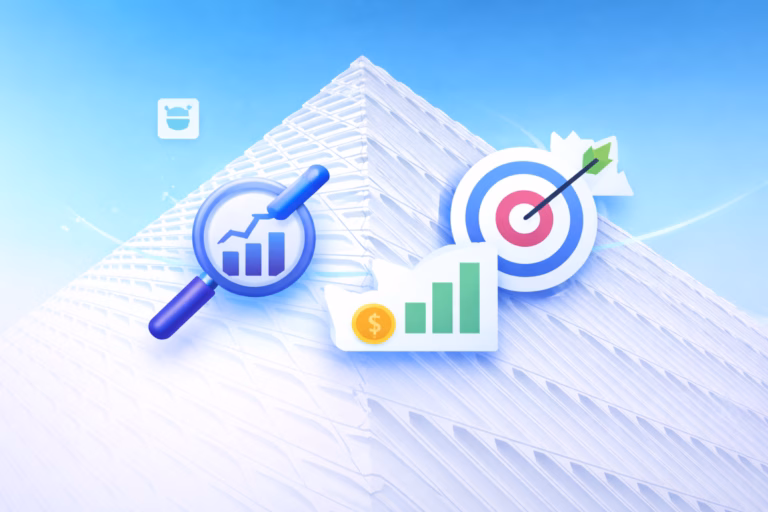 Shopify CRO illustration showing ecommerce conversion rate optimization strategy