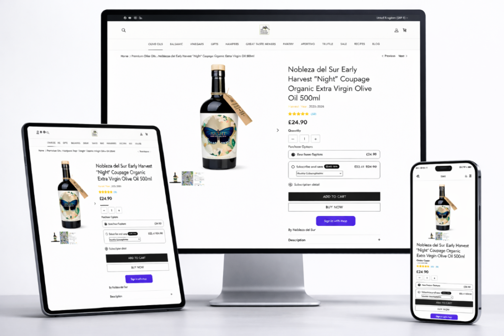 Artisan olive shpoify store